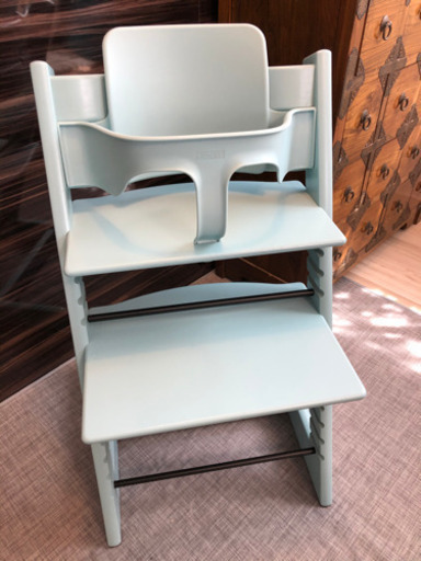 ◉お引渡し決定◉ストッケSTOKKE トリップトラップ アクアブルー awj.co.id