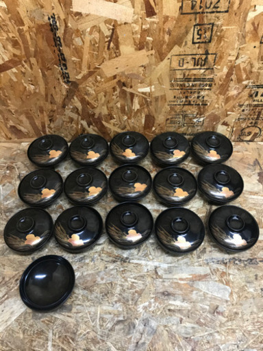 (4926-0) 中古 お椀 15個セット 蓋付き 吸い物 味噌汁 業務用 厨房 店舗用品