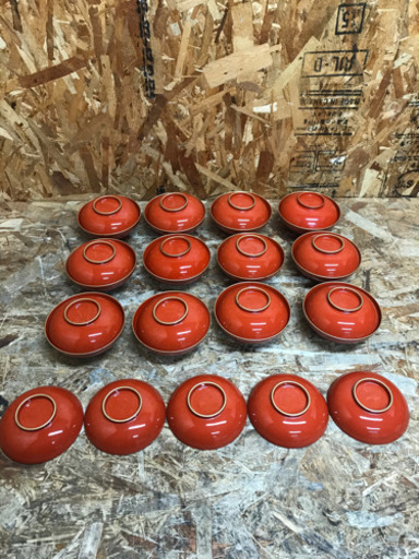 (4931-0) 中古 お椀 12個セット 蓋付き 吸い物 味噌汁 業務用 店舗用品 厨房