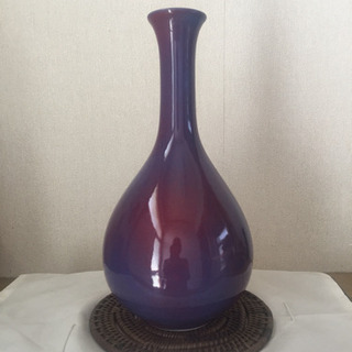 花瓶(箱入・清水焼・銘は東方紅)
