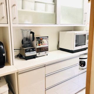 ニトリ キッチンボード キッチン収納 ホワイト 新品同様