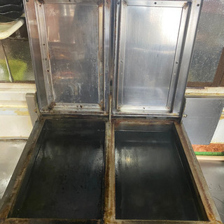 業務用餃子焼き機　鉄板