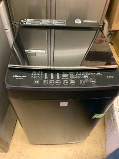 Hisense 5.5kg 洗濯機 ブラック  しげん屋