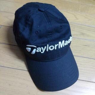 【ネット決済・配送可】テーラーメイド 黒 ゴルフキャップ 帽子