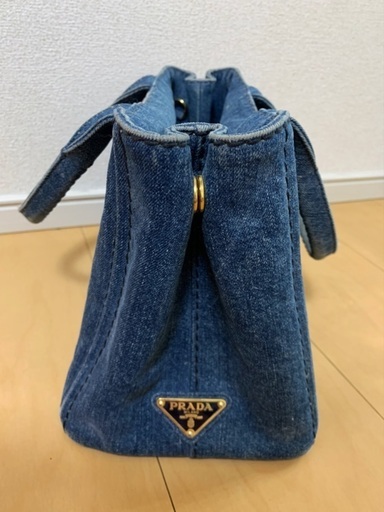 PRADA カナパ Ｍサイズ デニム