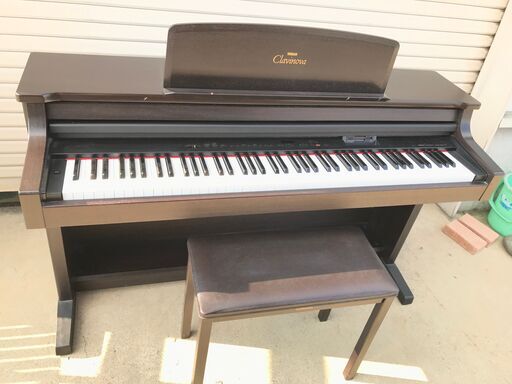 A-771【中古品/通電確認品】引取り限定 ヤマハ/YAMAHA クラビノーバ 電子ピアノ CLP-156 レトロ 97年製 鍵盤楽器 楽器 100V 55W 器材