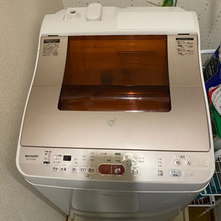 洗濯機　SHARP ES-TG55F 8/28まで出品