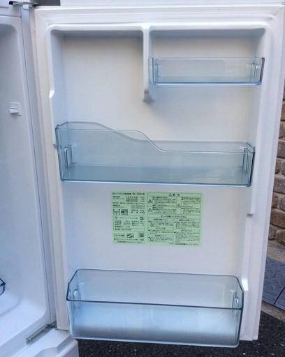 中古 National冷凍庫 RKGRE-440】特価！日立/154L 2ドア冷凍冷蔵庫/RL-154JA/中古品/2019年