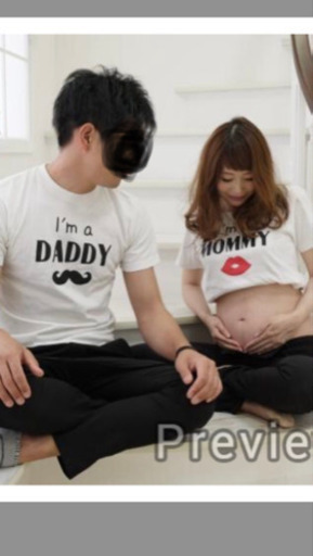 マタニティフォト Tシャツ 2枚セット ミキティ 園田のtシャツ レディース の中古 古着あげます 譲ります ジモティーで不用品の処分