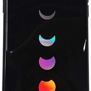 ☆iPhone XS用のムーンケースホログラフィックエクリプス☆...