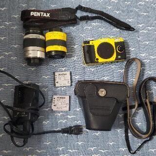PENTAX Q7  本体・レンズ2個・バッテリー２個・カメラケ...