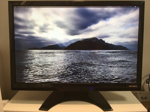 安心の三菱 大画面24.1型PCモニター！HDMI端子2個＋スピーカー内蔵♪