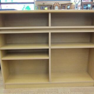 小泉産業 サイドボード 幅119.5×奥行30×高さ95cm OCM-164NN 棚 ナチュラル系 本棚 シェルフ サイドボード 木製 KOIZUMI コイズミ 札幌市 清田区 平岡  