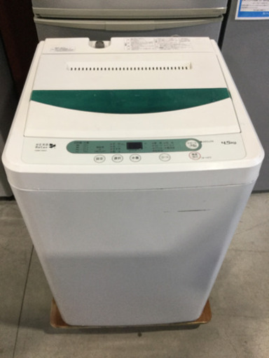 YAMADA 4.5kg全自動洗濯機　YWM-T45A1 2016年　ごみ取りネットなし。