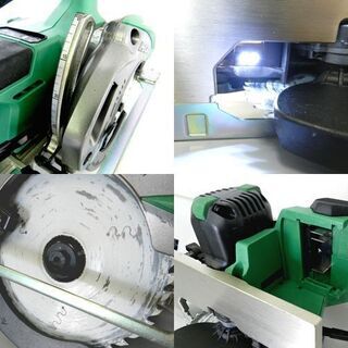 HIKOKI/ハイコーキ (日立工機）125mm 18V コードレス丸ノコ 丸のこ C 18DBL 18V 6.0Ahバッテリ 1個付き ☆ PayPay(ペイペイ)決済可能 ☆ 札幌市 北区 屯田