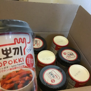 韓国屋台　トッポギ　7個合わせて150円になり