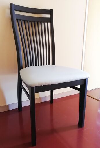 ①木製　椅子　6脚セット