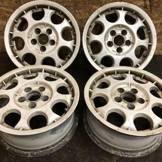 クリアランス セール BS ポテンザ ラリー 4h PCD100 6J+38 当時物 4本