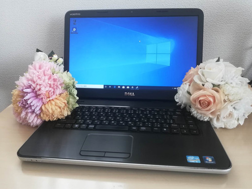 (お打合せ中)ノートパソコン DELL Vostro 1550 CPU:core i3 メモリ:4GB HDD:320GB OS:Windows10Pro(64bit) 15.6型 無線LAN有(Wi-Fi対応) 光学ドライブ内蔵 カメラ＆マイク内蔵