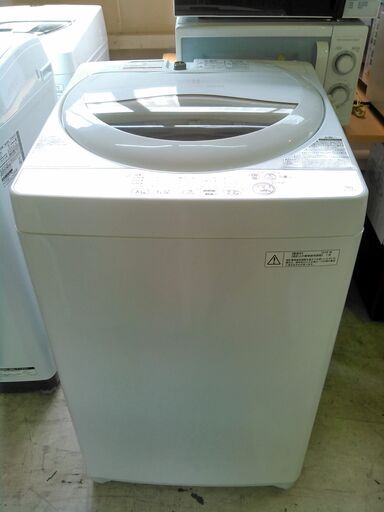 安心の一年保証！ 洗濯機　5.0㎏　TOSHIBA/東芝　2016年製　AW-5G3    No.1320082302　ガーランド草加