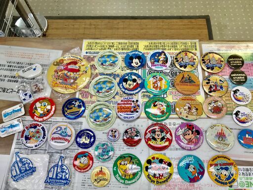 Disneyディズニー 缶バッジセット 愛品館千葉店 東千葉のその他の中古あげます 譲ります ジモティーで不用品の処分