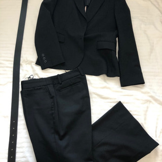 ブラックパンツスーツ　LLサイズ