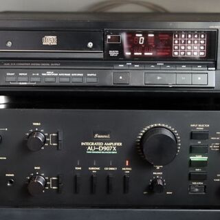 オーディオセット YAMAHA NS-1000M, SANSUI AU-D907X, SONY CDP-555ESD 