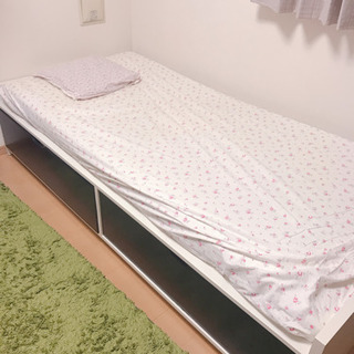 【完了】IKEA 引き出し付きシングルベッド
