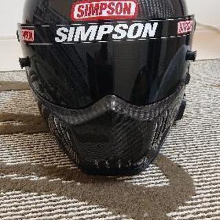 未使用シンプソン仕様リアルカーボンヘルメット