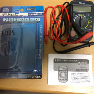 【取引決定】オーム電機 デジタルテスター TDX-200