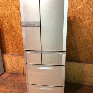 管理KRR192】MITSUBISHI 2010年 MR-E45R 445L 6ドア 冷凍冷蔵庫 自動  