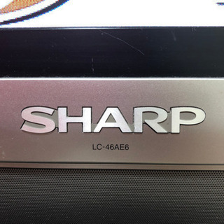 近隣配達　シャープ液晶テレビ　アクオス　世界の亀山モデル46インチ