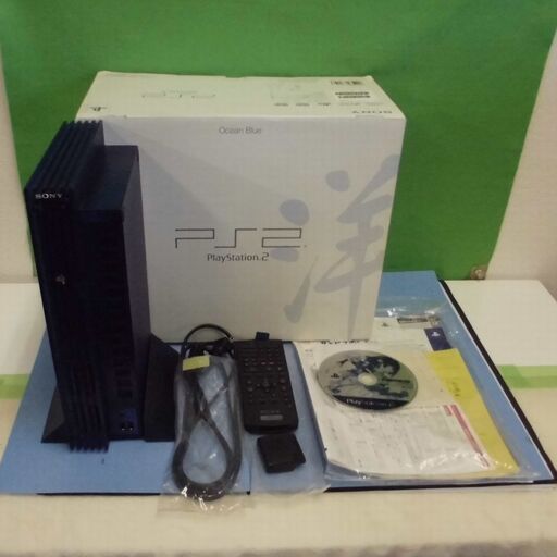 Jm8041 ジャンク品 Sony プレイステーション２ Ps2 本体動作ok コード類欠品の為ジャンク扱い オーシャンブルー Scph 3 はぁとらいん 尼崎のテレビゲーム プレイステーション の中古あげます 譲ります ジモティーで不用品の処分