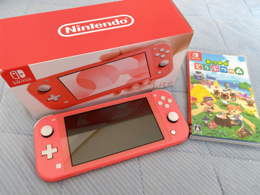 【最終値下げ！】任天堂Switchライトとあつまれどうぶつの森