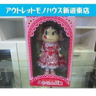 新品 ペコちゃん 人形 さくらんぼ娘 ぱちくりペコちゃん人形 不...