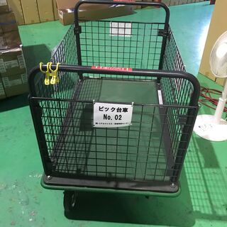 【中古】トラスコ 507EBN カゴ台車 金網付ハイグレード運搬車　3台