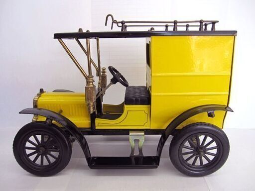 ☆レトロなおもちゃ JB クラシックカー ミニカー イエロー アメリカン  