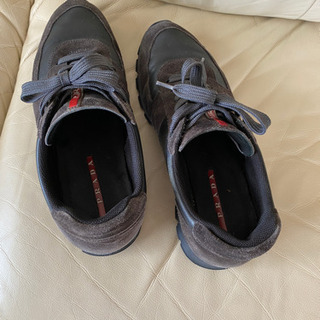 プラダ PRADA スニーカー オールレザー仕様