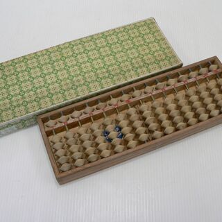 そろばん 算盤 木製 年代物 レトロ アンティーク コレクション