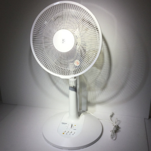 #4102 山善 扇風機 30cmリビング扇 YMT-S301(W)