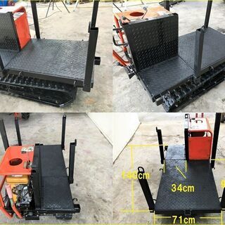 【SOLD OUT】清掃・整備済 ウインブルヤマグチ クローラ 運搬車 林業 材木 長物 最大積載量500ｋｇ ガソリンエンジン 6.0馬力【農機具でっく】【三重】【その他】