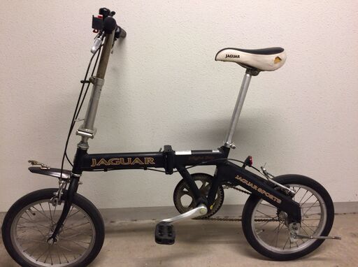 JAGUAR SPORTS[ジャガースポーツ]16インチ 折り畳み自転車　カゴ付き