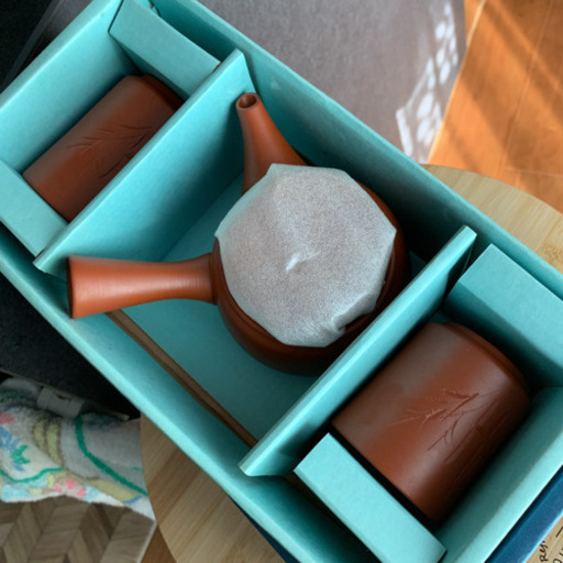 新品 朱泥茶器3点セット