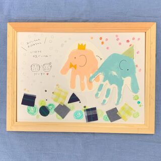 【大阪南堀江・pesa】敬老の日のプレゼントにも♬子供の成長記録を可愛く残しましょう♪手形アートづくり - 大阪市