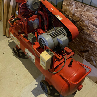 エアー コンプレッサー 富士コン 5馬力 整備 メンテナンス