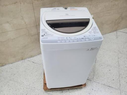 ■配送可■TOSHIBA 東芝 6.0kg 全自動洗濯機 AW-60GM(W) 2013年製