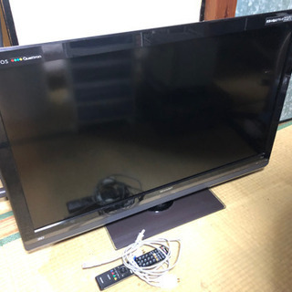 送料無料　SHARP 3D対応 LEDバックライト 40インチ 土台ガラストップ LC-40LV3 シャープ AQUOS 液晶テレビ