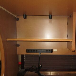 R223 高級 KARIMOKU 学習机セット（机・2段棚・椅子・キャビネット）良品