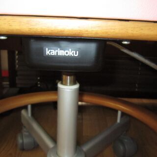 R223 高級 KARIMOKU 学習机セット（机・2段棚・椅子・キャビネット）良品