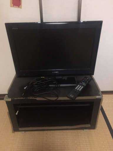 【取引先決定】SONYテレビ　22V テレビ台セット